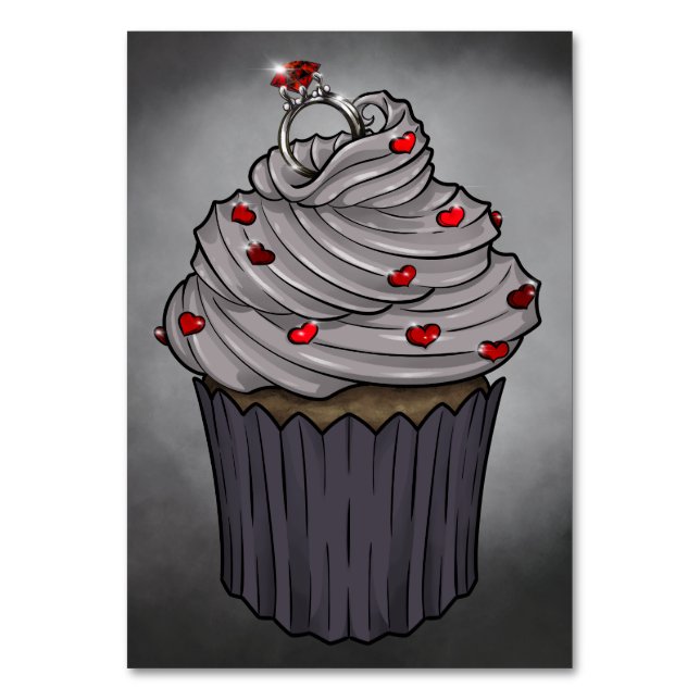 Söt Frieri Kupaka Bordsnummer (Framsidan)