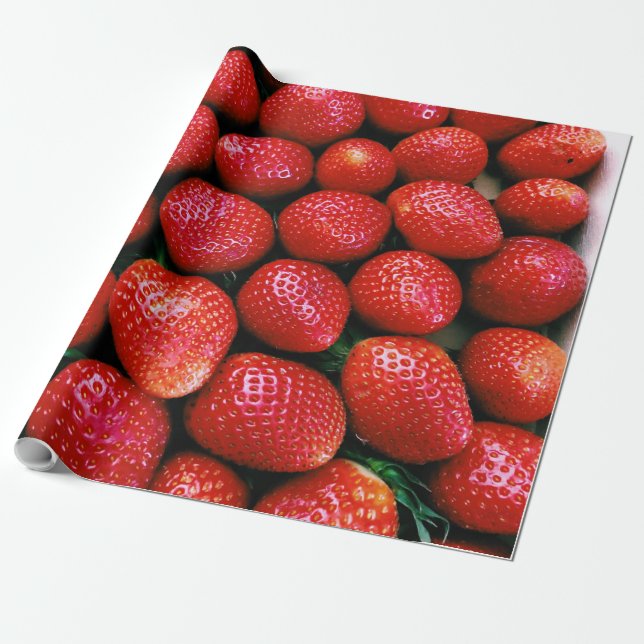 Söt Fruits Presentpapper (Utrullad)