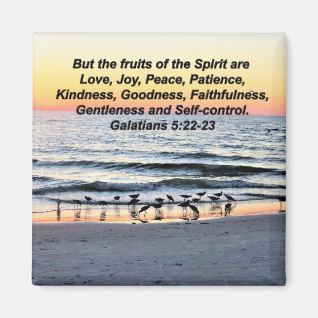 SÖT FRUKT AV SPRITGALATIANERNA 5 MAGNET (Framsidan)