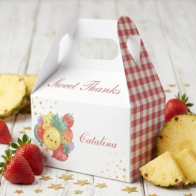 Söt Frukt Födelsedag | Tropisk Barnkalas Presentaskar (Skapare uppladdad)