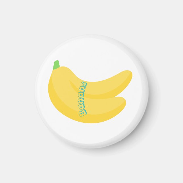 Söt fruktkonst / Tropisk matestetik Magnet (Framsidan)