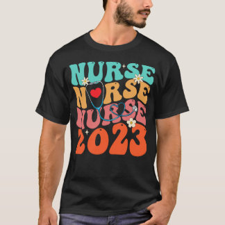 Söt funky stetoskop Sjuksköterska Liv Sjukskötersk T Shirt