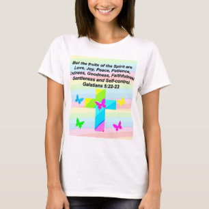 SÖT GALATIANER 5 FRUKT AV SPRITT T SHIRT