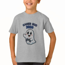Söt Gamer Boo 2026 Barn Halloween Tröja, Rolig Gh