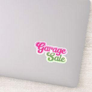 Söt Garagesäljsticka Klistermärken