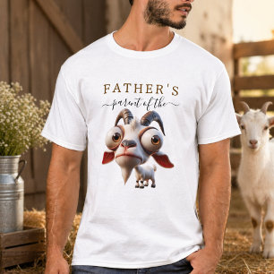 Söt gård med getdjur 2-års födelsedagsfest t shirt