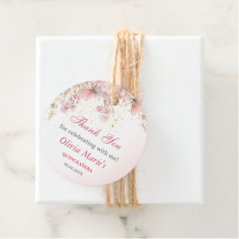 Söt Garden Wildblommor Sweet 16 Gåvor Etiketter