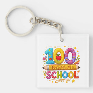 Söt garn 100 dagars skola lärare tjejers t-shirt