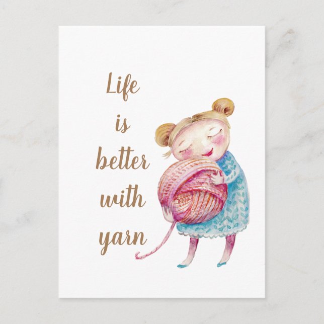 Söt garnälskare vykort (Framsida)