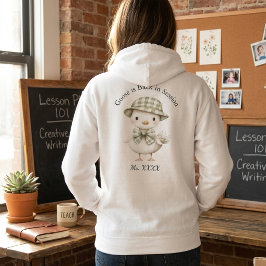 Söt Gås Personlig Lärarhoodie T Shirt