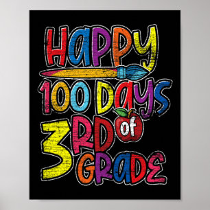 Söt gåva till tredjeklassare barn 100 dagar i skol poster