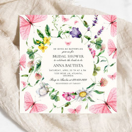 Söt Ge Me Butterflies Möhippa Inbjudningar