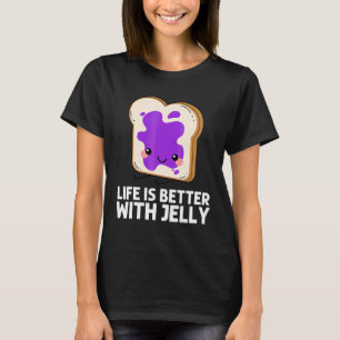 Söt gelé för män kvinnor Matchande frukt smörgås T Shirt