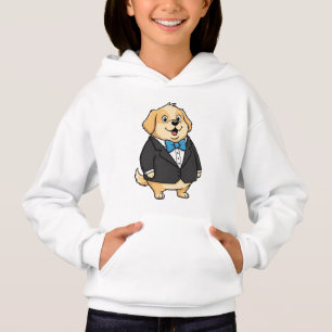Söt gentleman hund i smoking t shirt