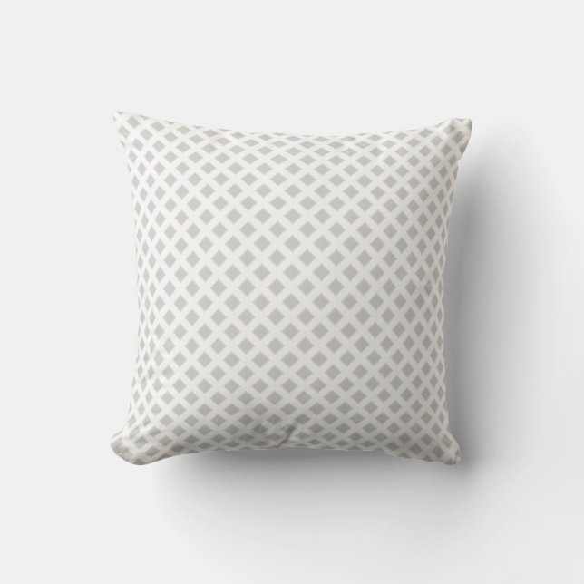 Söt Geometric Designad Pastel Grönt Rosa Orange Kudde (Framsida)