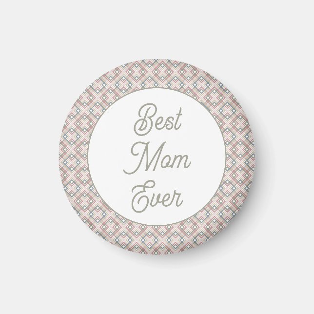 Söt Geometric Mönster Magnet (Framsidan)