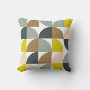 Söt Geometric Shapes Mönster i Soft Färg Kudde