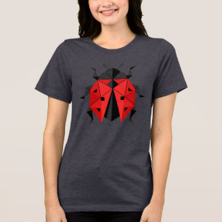 Söt geometrisk origamimariabock Grafisk t-shirt
