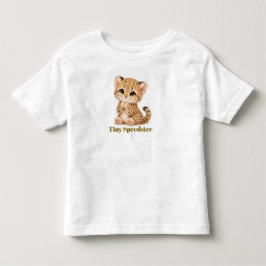 Söt Gepard Småbarns-T-Shirt, söt kattunge T Shirt