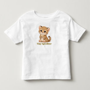 Söt Gepard Småbarns-T-Shirt, söt kattunge T Shirt
