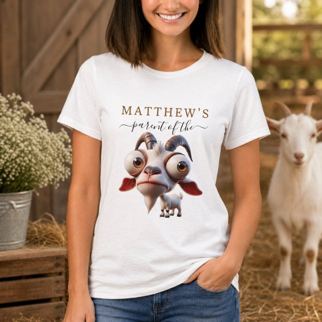 Söt getgårdsdjur 2-års födelsedagsfest t shirt (Cute Goat Farm Animals 2nd Birthday Party T-Shirt)