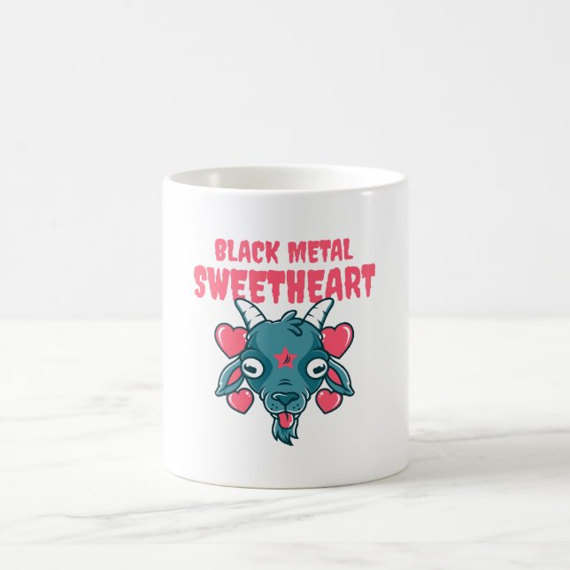 Söt gethuvud Baphomet Kaffemugg (Center)