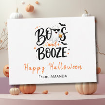 Söt Ghost Boos och sprit Halloween