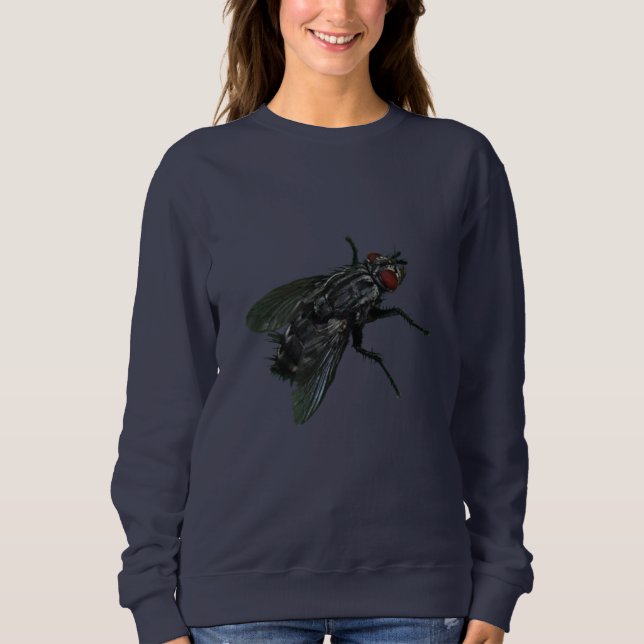 Söt Giant Fly för Insekt Älskare T Shirt (Framsida)