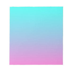 Söt gigombre sjöjungfru rosa turquise aqua blue anteckningsblock