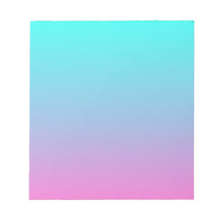 Söt gigombre sjöjungfru rosa turquise aqua blue anteckningsblock