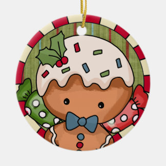 Söt Gingerbröd Ornament