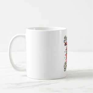 Söt Giraff Älskare Vintage Flickklänning Design_1 Kaffemugg