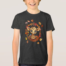 Söt Giraff “Autism Fantastisk Höst” T Shirt