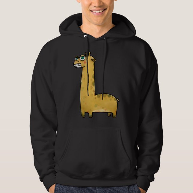 Söt Giraff-grafik Hoodie (Framsida)