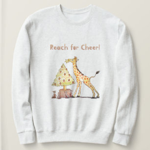 Söt Giraff Jul – Handritad Konst T Shirt