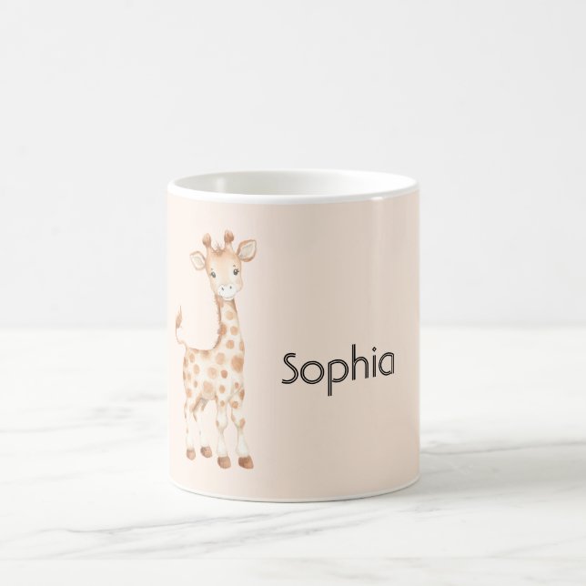 Söt Giraff Kaffemugg (Center)