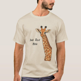 Söt Giraff Personlig T Shirt