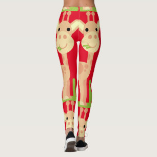 Söt Giraff som mumsar Thunder_Cove Leggings