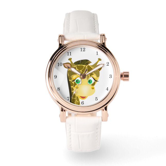 Söt Giraffbaby Armbandsur (Framsida)