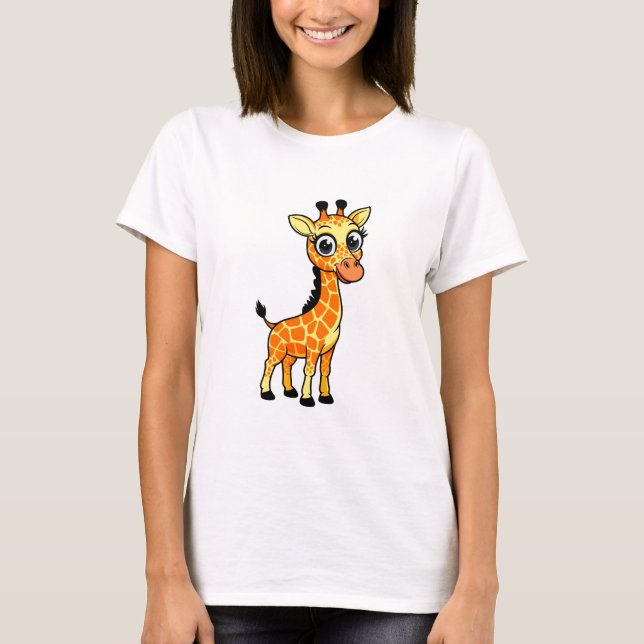 söt giraffe t shirt (Framsida)