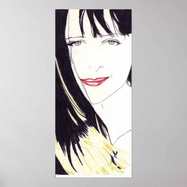 Söt Girl Girl Poster (Framsidan)