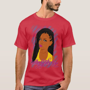 Söt Girls Loc Dreadlocks Locd. T Shirt