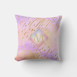 Söt Girly Glitter Rosa Guld Animal Print Glam Kudde