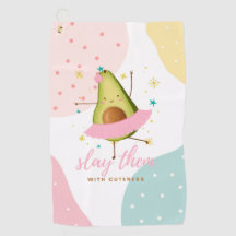 Söt Girly Kawaii Avocado Ballerina Slay Them