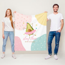 Söt Girly Kawaii Avocado Ballerina Slay Them