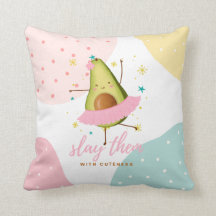 Söt Girly Kawaii Avocado Ballerina Slay Them