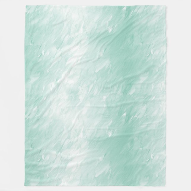 Söt Girly Mint Fleecefilt (Framsidan)