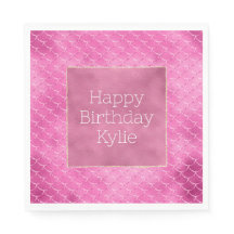 Söt Girly Rosa Sjöjungfru