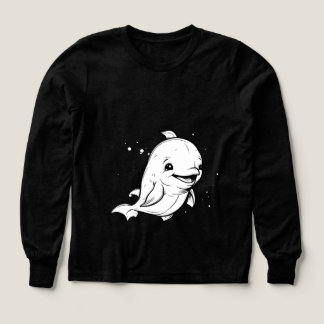 Söt Glad Delfin – Bedårande Tecknad Delfin Desi T Shirt