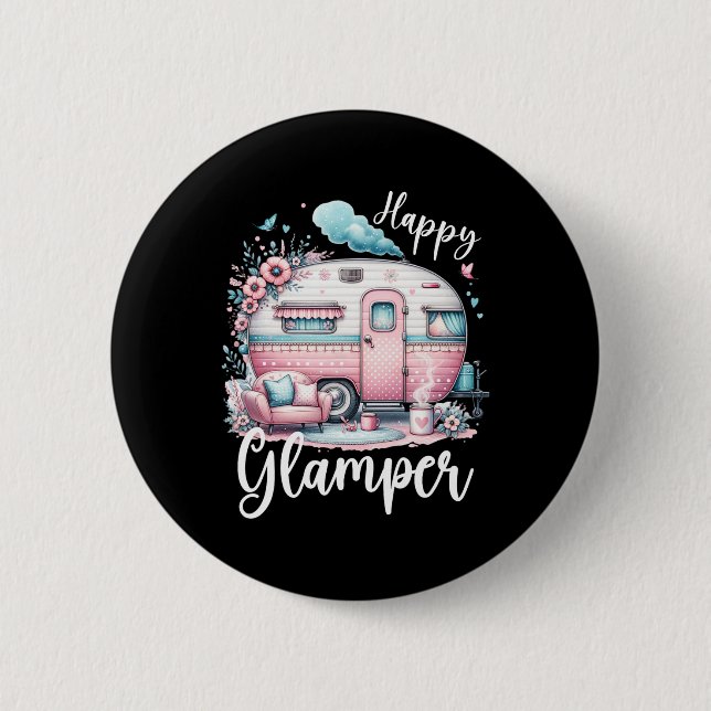 Söt Glad Glamour Tält Stugsemester Glamping  Knapp (Framsida)